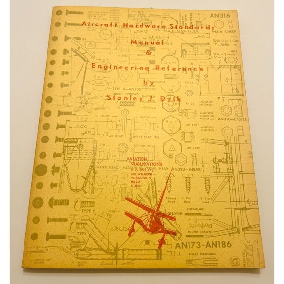 Aircraft Hardware Standards Manual & Engineering Reference 1971 Aviation Book - Picture 1 of 9